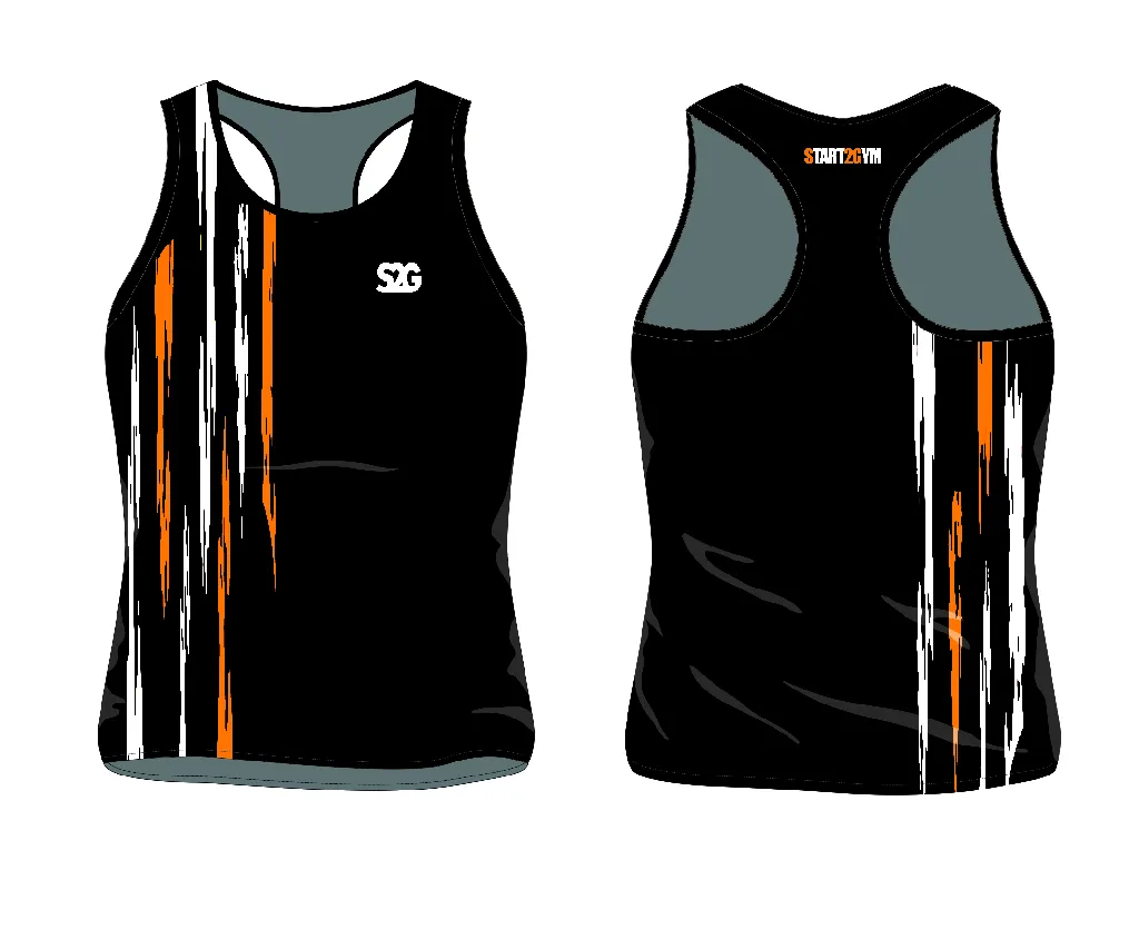 Майки-борцовки TOP ORANGE STRIPES